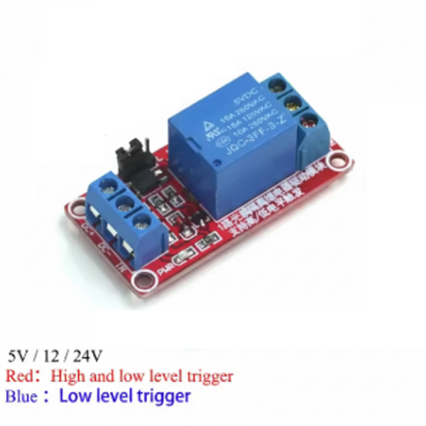 Módulo Relay 1 Canal Optoaislado con Disparo Alto/Bajo