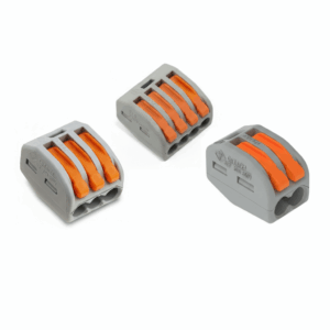 Conector de empalme con palanca