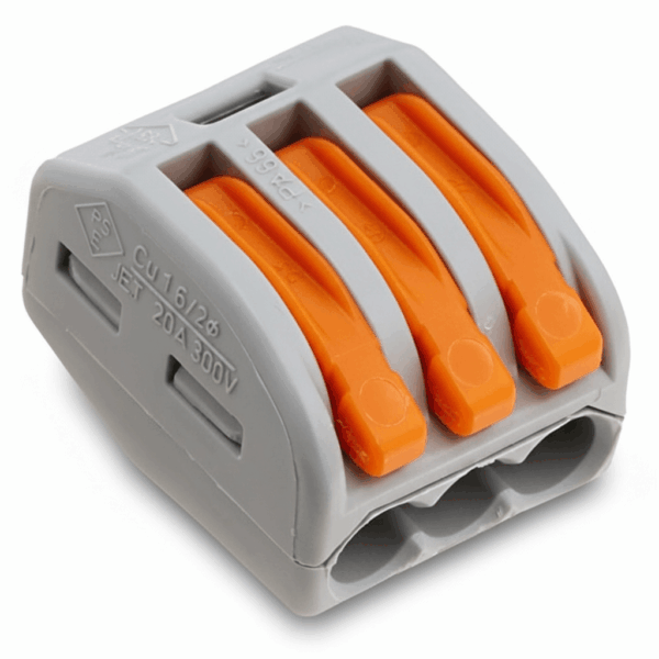 Conector de empalme con palanca