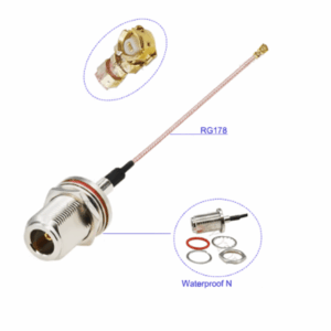 Cable adaptador N hembra a ipex1