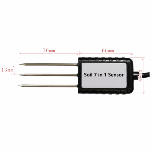 Sensor de Monitoreo de Parámetros de Suelo 7 en 1